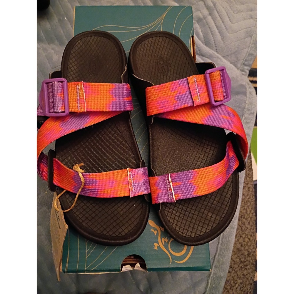 Chaco Women's Lowdown Slide Sandals Faded Orange Glow Comfort Size 5 m NWB